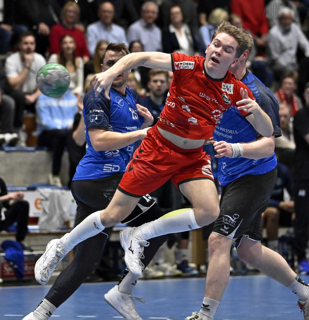 Handball Dritte Liga Hamm Varel Niklas Muehlhauser